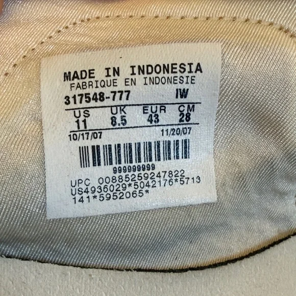 Nike air rift split toe Athletic Shoes with Gold and Cream Accents vintage y2k - Picture 13 of 15